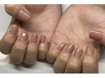 ミアネイル 越谷店(mia nail)/細フレンチネイル