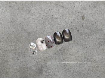 ネイルケアスタジオ シア(Sia)/ニュアンス/ハート/マグネット