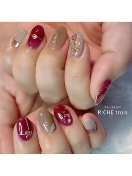 リッシュ トロワ(RICHE trois)/バレンタインハートデザイン!