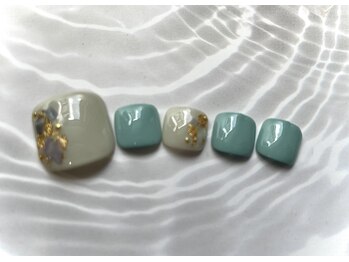 ネイルアンドビューティーサロン シュエット(CHOUETTE)/フットネイル　定額ライトコース