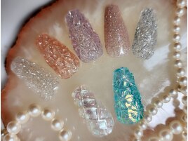バカラネイル☆オーロラジュエル