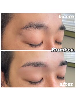 ナンバー(Number.)/ワックス.毛抜き.カットで!