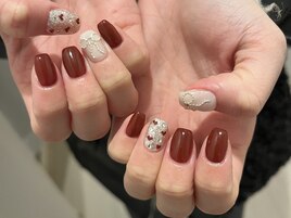 ハートリボンネイル