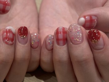 ヨギーネイル(yogee nail)の写真/カジュアル系デザイン/ニュアンス系のショートネイルが自慢☆爪が短いなどのコンプレックスも自信に！
