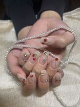 さくらんぼネイル