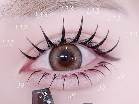 【新規/マツエク】ダブルフラットラッシュ70束※140本\6900→\5980［渋谷］