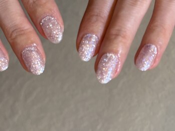 ノーヴェネイル 国分寺(nove.nail)/Pink ラメ