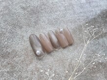 ネイルサロン イントゥ(into_)/マグネット　パール　グレー