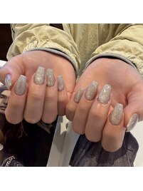 マグネット×ホワイトラメ