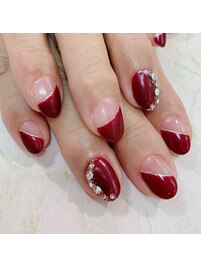 シンプルジェルネイル&本格ケア