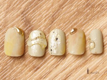 アイネイルズ 吉祥寺店(I nails)/ベージュオータムネイル[吉祥寺]