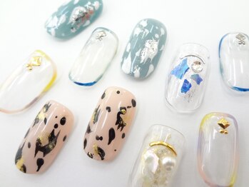 ネイルサロン クイール 小山店(NAIL SALON QUILL)/レオパード柄ネイル