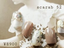 スカラべネイル52 春日部(Scarab Nail 52)/モダンアンティーク風nail¥8900