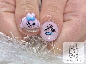 ネイルズガッシュ 蒲田東口店(NAILsGUSH)/キャラクター/3D/痛ネイル