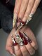 エクアネイルズ(Akuwa nails)の写真/豊富さが魅力♪流行りの海外風デザインも叶う！アクリルスカルプで指先を彩る◎