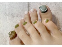 ダリア 西大寺本店(DAHLIA)/秋カラーニュアンスフット♪