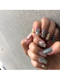 くすみグリーンニュアンス☆