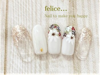 フェリーチェ 川間店(felice)/【定額ネイル】¥7750