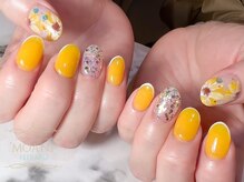 モアニ ヒロオ 渋谷店(MOANI Hiroo)/満開☆ひまわりネイル！