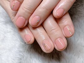 ナチュラルピンクネイル