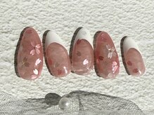 バタフライ 津田沼店(Butterfly)/定額デザインC/桜ネイル