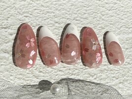 定額デザインC/桜ネイル