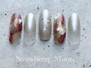 水彩ニュアンスネイル　￥7980