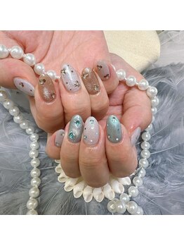 プリティ(Pretty)/ホルフラワー/定額ネイル