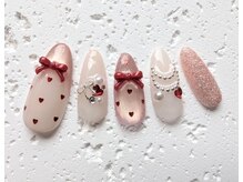 ジュネル/キュートなガーリーネイル