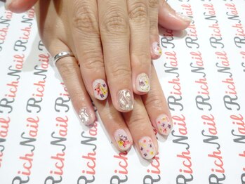 ネイル リッチ(Nail Rich)/押し花ネイル