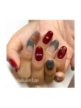 ネイルサロン ロピ(nailsalon Lopi)/フレンチ×ワンカラー