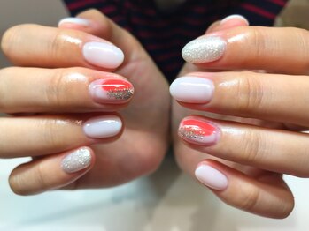 ネイルサロン ココアルファ 福山(KOKOα)/シンプルコース塗りかけネイル