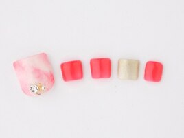 フットマーブルネイル