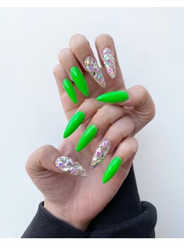 トータルビューティーローズ(Rose)/ストーン埋め尽くしワンカラー