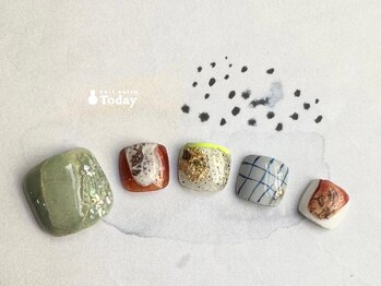 ネイルサロン トゥデイ 心斎橋店(Today)/foot nail ¥10500