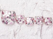 ジェミーネイル エビス(Jemiy nail ebisu)/ピンクシルバーホロ9500yen