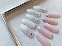アバネイル 藤が丘(AVA NAIL)/【キラキラ大人上品ネイル】