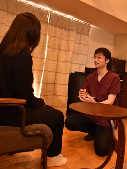 癒しの空間 あ蔵の写真/看護師の経験をいかし、健康相談にも！お身体の悩み、施術中お気軽にご相談ください！