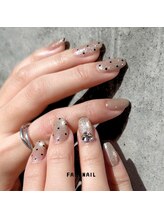 ファストネイル 横浜店(FAST NAIL)/キラキラ/ドット【12381】