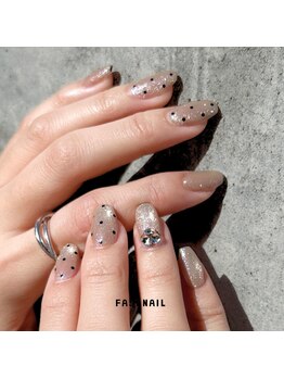 ファストネイル 横浜店(FAST NAIL)/キラキラ/ドット【12381】