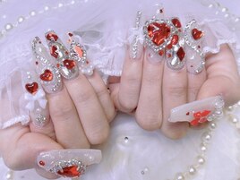 赤 パーツゴテゴテ スカルプ