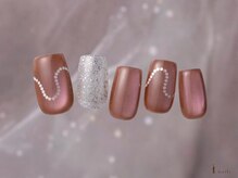 アイネイルズ 横浜WEST店(I-nails)/ホロ水光マグネットピンク