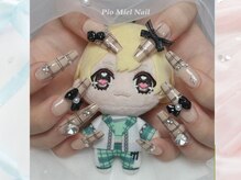 ピオミエルネイル 新宿(pio miel nail)/ベージュチェック
