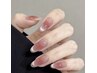 【自爪ハンド】ワンホンチーク + マグネットグラデフレンチ （60分）4,500円