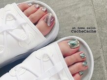 カシュカシュ(Cache Cache)/ミラー×マグネットフットネイル