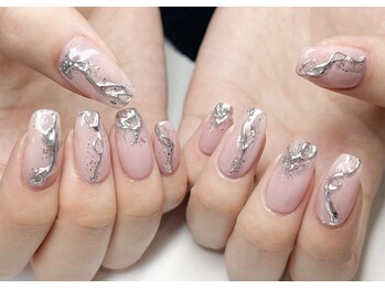 ミナミネイル(MINAMI NAIL)/シルバーニュアンス