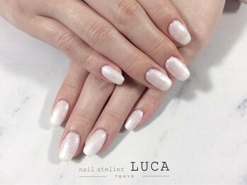 ネイルアトリエルカ(nail atelier LUCA)/S-92 大人上品キラキラホワイト