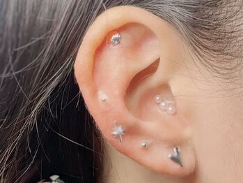 アイラッシュサロン ブル つくば研究学園店(Bull)の写真/【人気沸騰中】耳ツボジュエリー14カ所¥4400♪可愛いパーツで気分もUP★お悩み別にアプローチ!