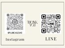 インスタ、ライン QRコード