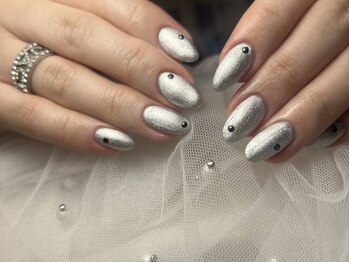 ジョアネイル(JOA Nail)/シルバー/ドット/ワンカラー